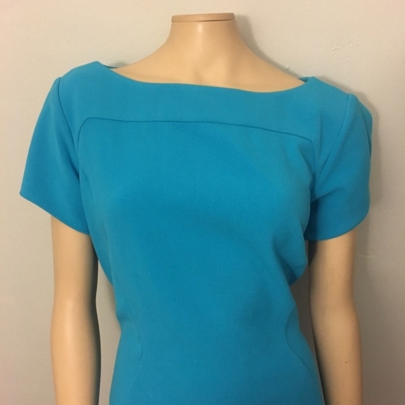 Rachel Roy turquoise blue sheath dress - Picture 3 of 5